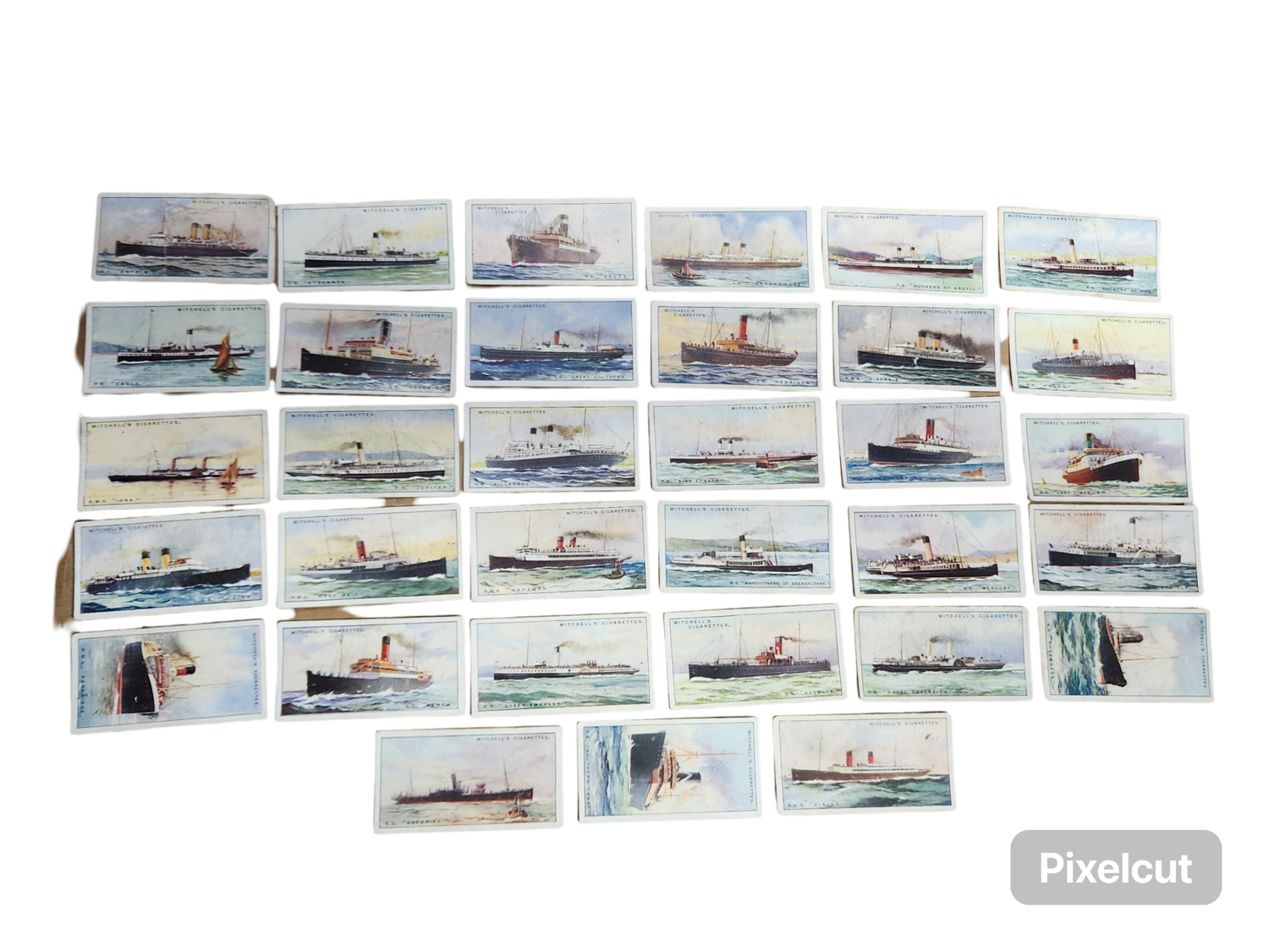 MITCHELL&#39;S CIG CARD&#39;S: RIVER AND COASTAL STEAMERS(1925)