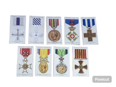 PLAYER&#39;S CIG CARD&#39;S: WAR DECORATONS &amp; MEDALS(1927)