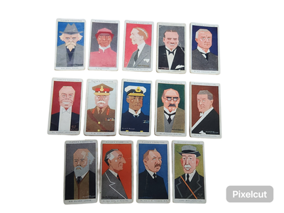 PLAYERS  CIG CARD&#39;S: STRAIGHT LINE CARICATURES(1926)