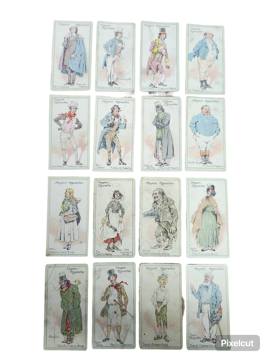 PLAYERS CIG CARD&#39;S: CHARACTERS FROM DICKENS(1914)