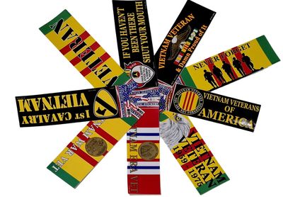 VIETNAM VETERAN BUMPER AND WINDOW STICKERS