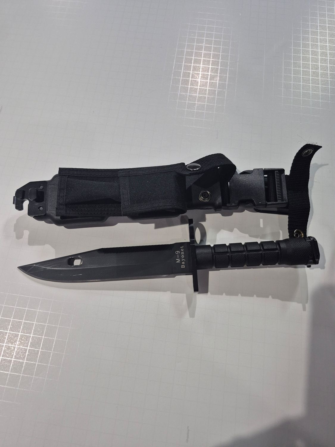 Rothco GI-Type M9 bayonet w/ sheath Black