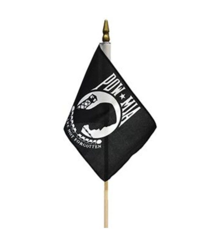 POW-MIA 4x6 inch flag