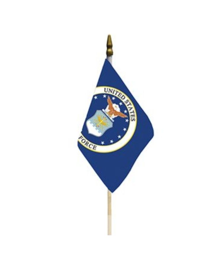 AIR FORCE LOGO 4x6 FLAG