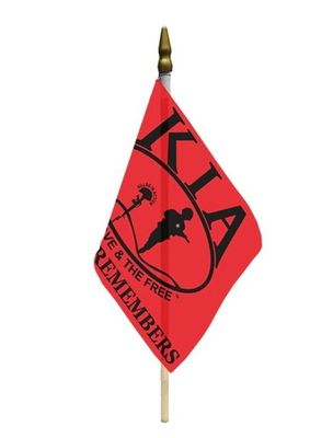 KIA 12X18 INCH FLAG