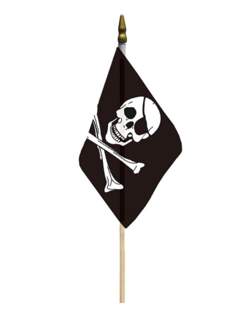 JOLLY ROGER 12X18 INCH FLAG