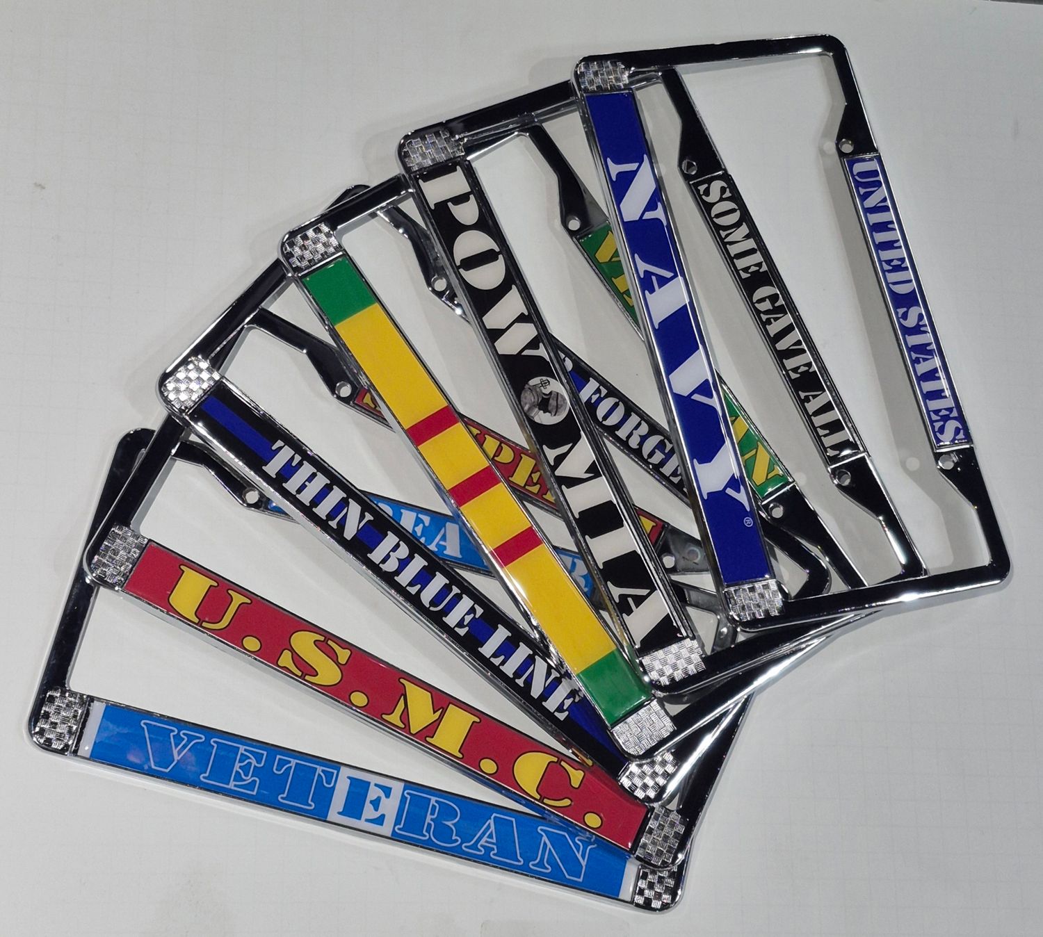 E.E License Plate Surround Metal