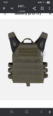 Krydex plate carrier  od green