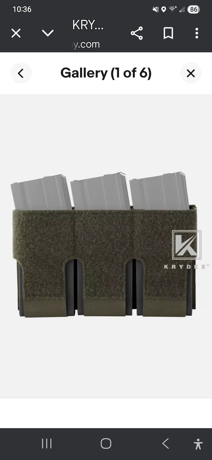 Krydex kts 223 556 triple mag pouch