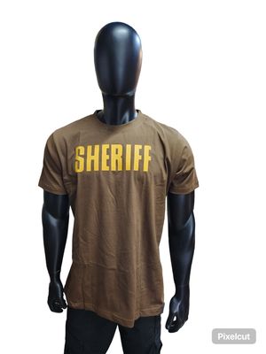 Pudala Brown Sheriff T-Shirt