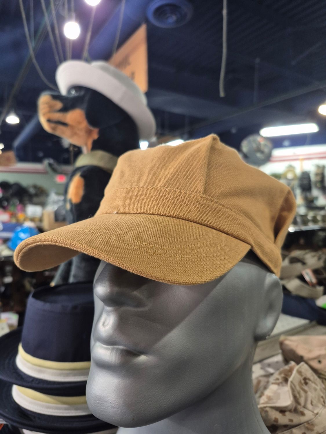 Broner Workwear Brown Canvas Railroad Cap