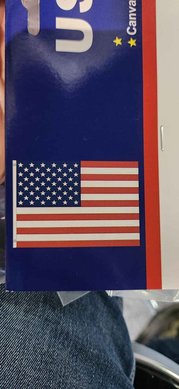 2X3 EMBROIDERED US FLAG