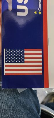 2X3 EMBROIDERED US FLAG