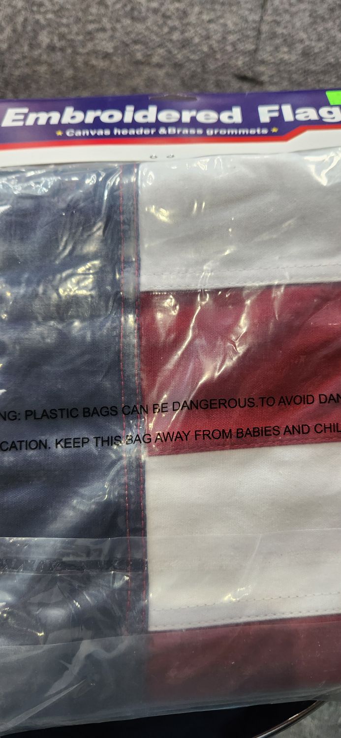 3x5 embroidered USA flag