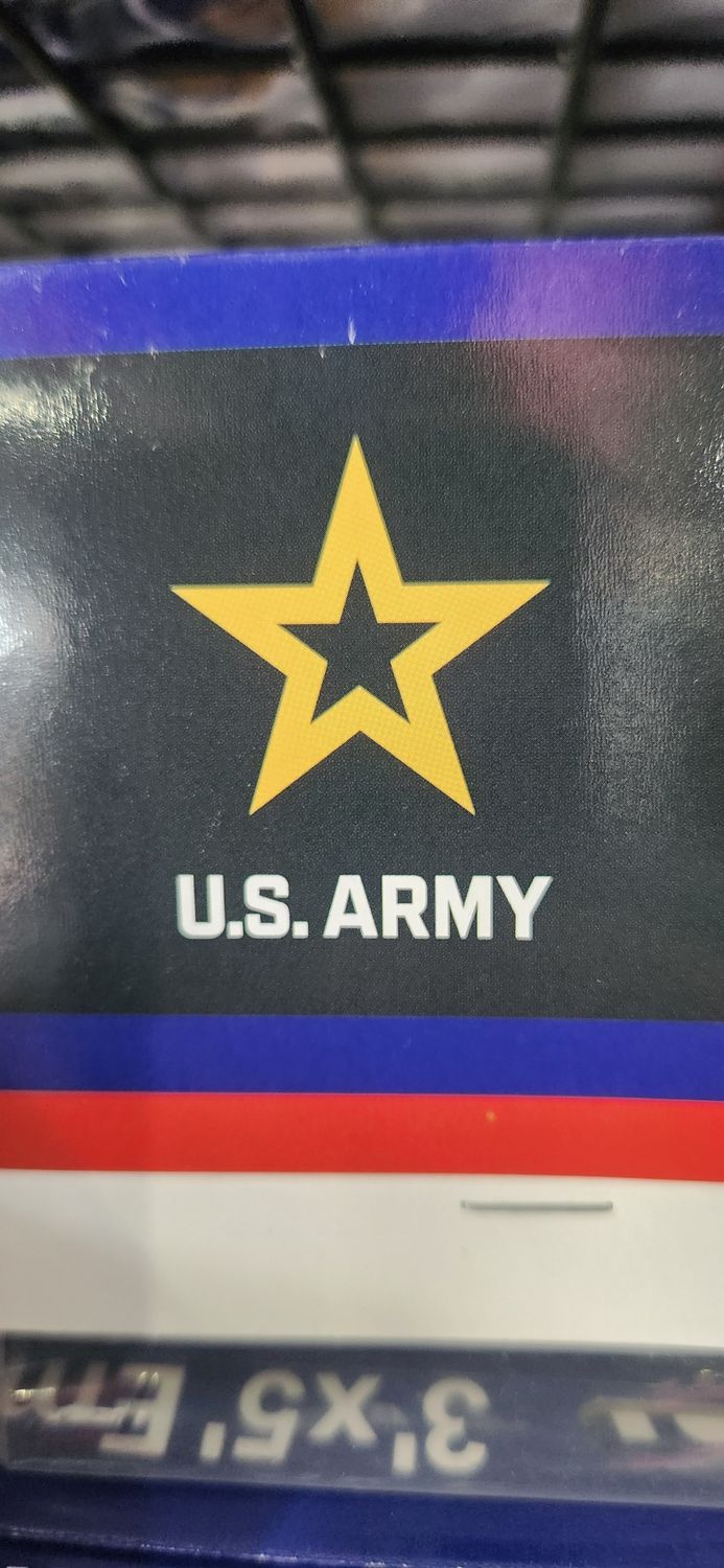 ARMY STAR FLAG - EMB - NO RECTANGLE - 3&#39; X 5&#39;