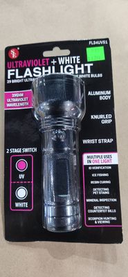 SE 6&quot;- 51LED UV BLACKLIGHT FLASHLIGHT
