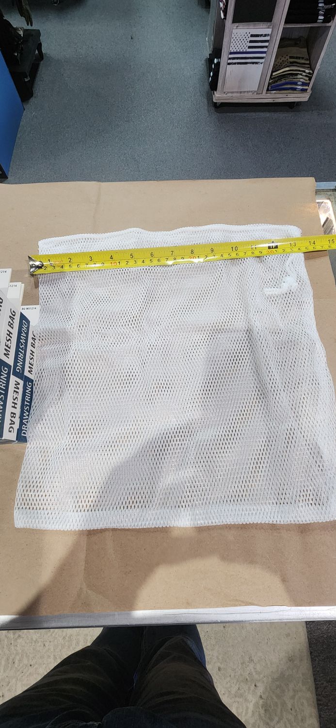 Drawstring Mesh Bag 12&quot;X14&quot;
