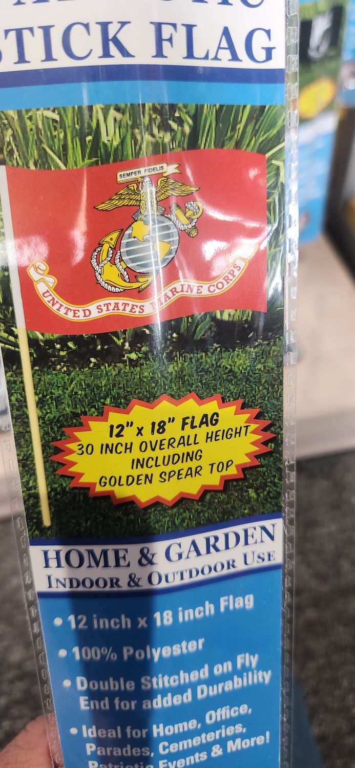 USMC 12x18 inch flag