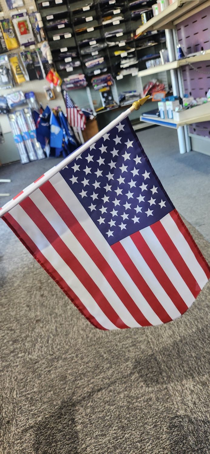 USA 12&quot; X 18&quot; Stick Flags