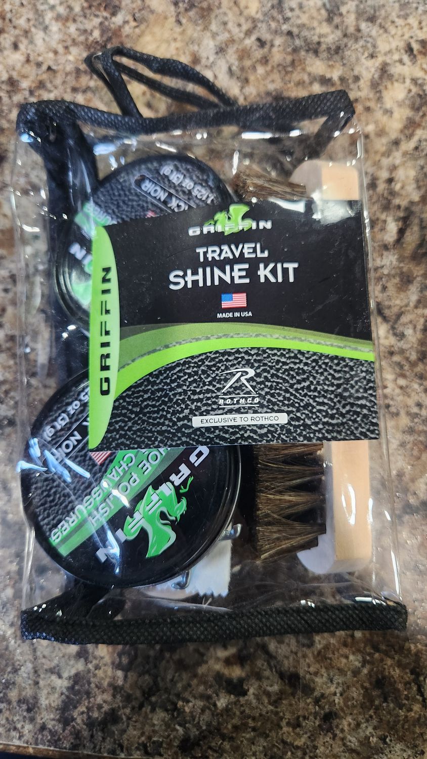 GRIFFIN TRAVEL SHOE SHINE KIT