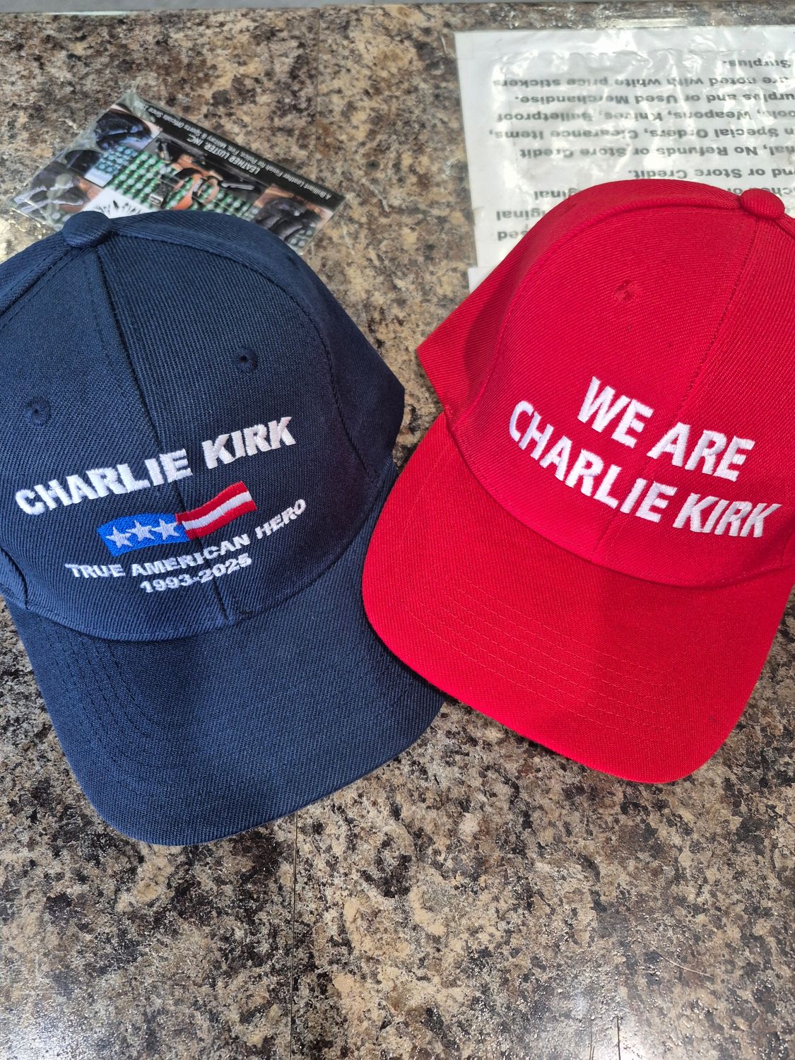CHARLIE KIRK CAPS