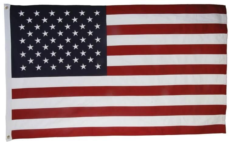 3&#39;X5&#39; EMB USA FLAG 100% COTTON