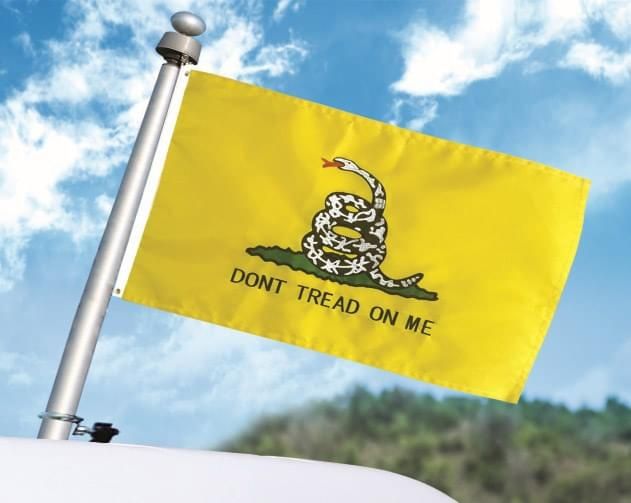 12x18 embroidered boat flag dont tread on me