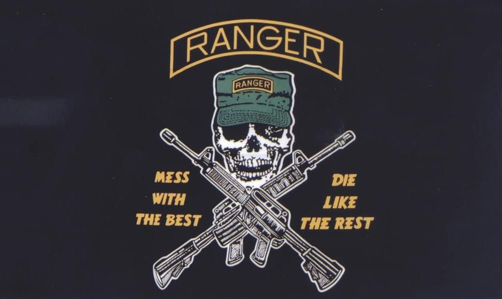 3&#39; x 5&#39; RANGER MESS W/THE BEST FLAG