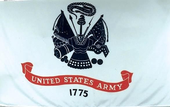 2x3 POLY ARMY FLAG KNITTED