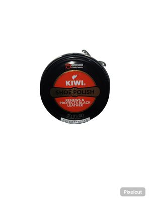 Kiwi Black Shoe Polish 1 1/8oz Can