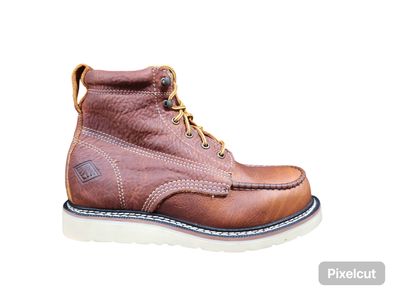 BONANZA FRONTIER CLASSIC 6" MOC TOE GOLDEN BROWN