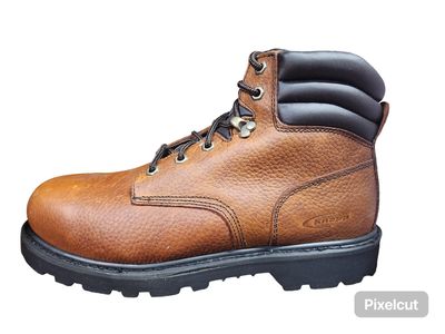 Knapp Brown 6" EH Steel Toe Work Boot