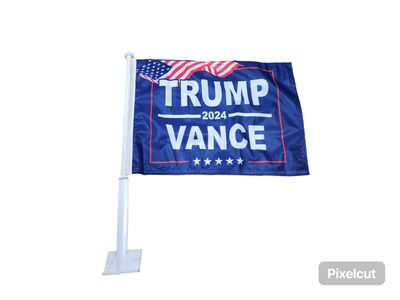 Trump/Vance Double Sided Car Flag