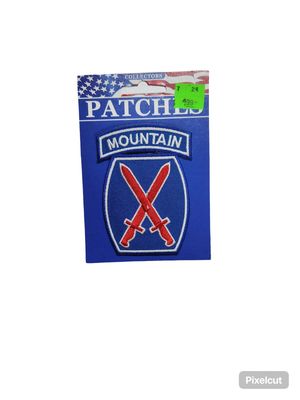 ARMY 10th MTN Div Patch