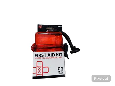 50PC. First-Aid Kit/Water-Proof Case