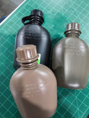 Rothco Genuine G.I. 3 Piece 1 Quart Plastic Canteen 