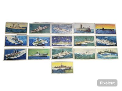 KELLOG TRADING CARD'S: SHIPS OF THE BRITISH NAVY(1962)