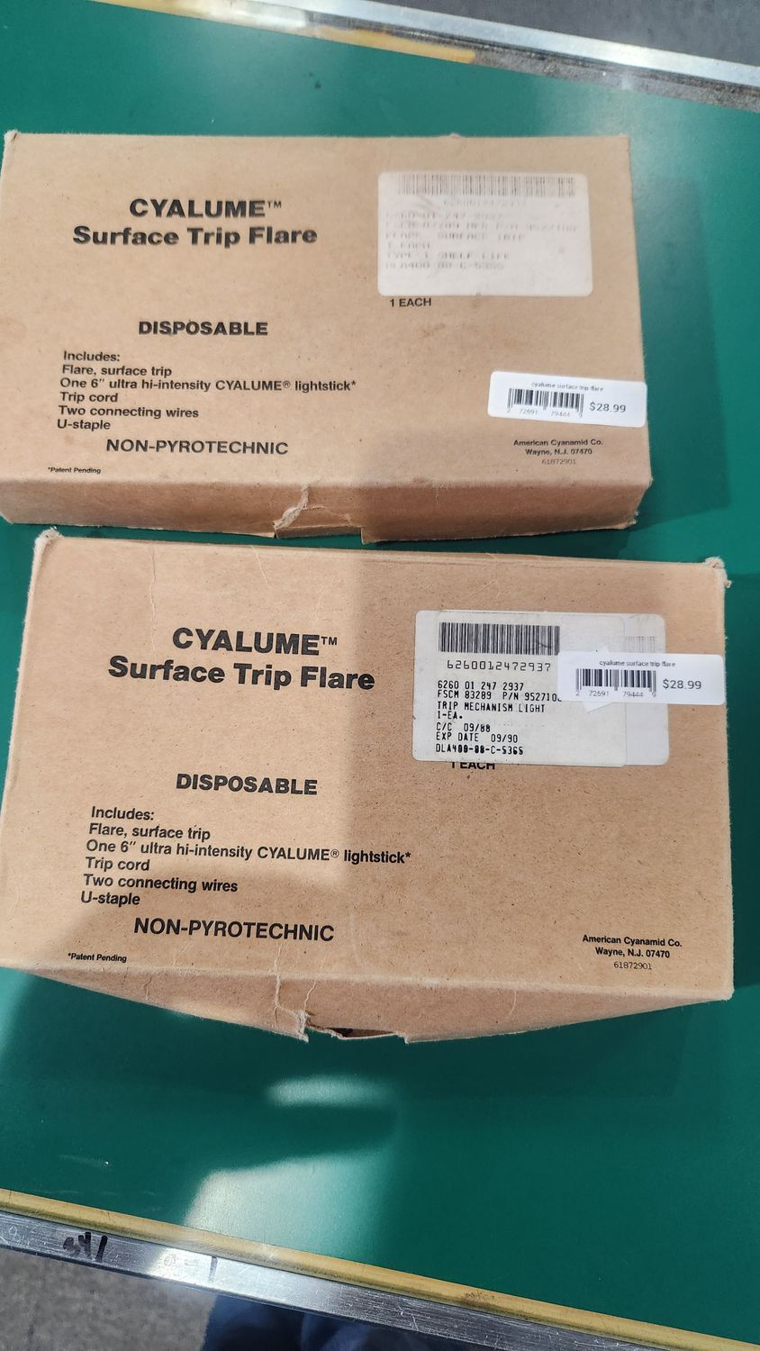 cyalume surface trip flare