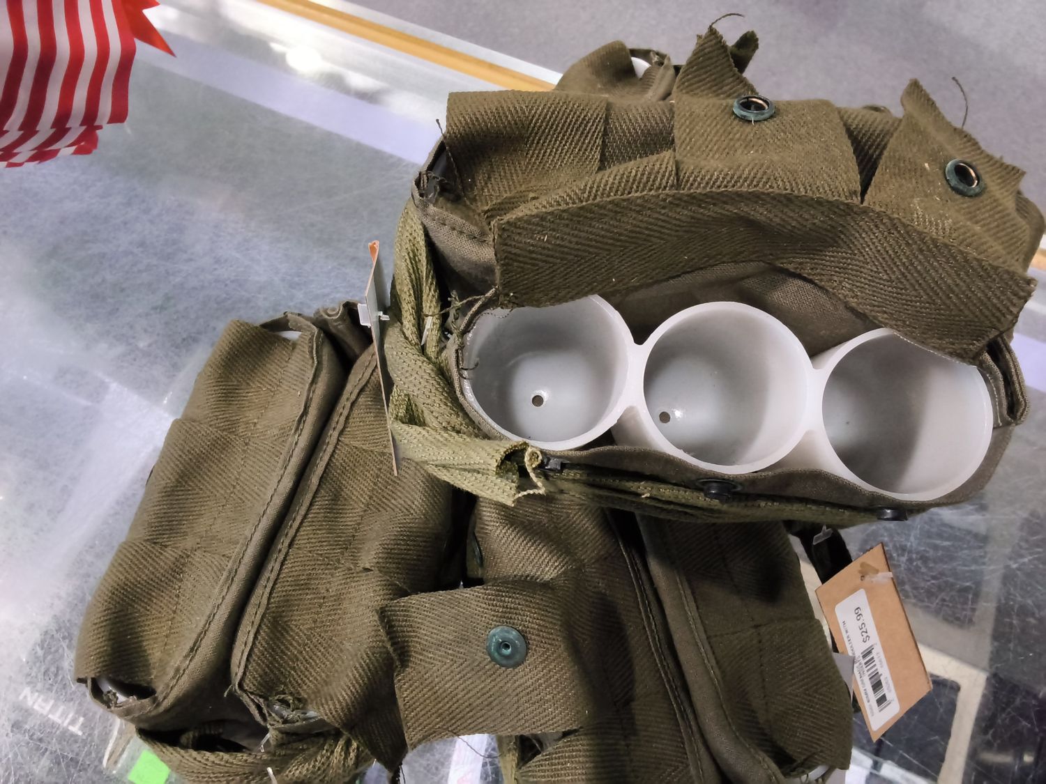 USGI 40MM GRENADE BANDOLEER WITH INSERTS