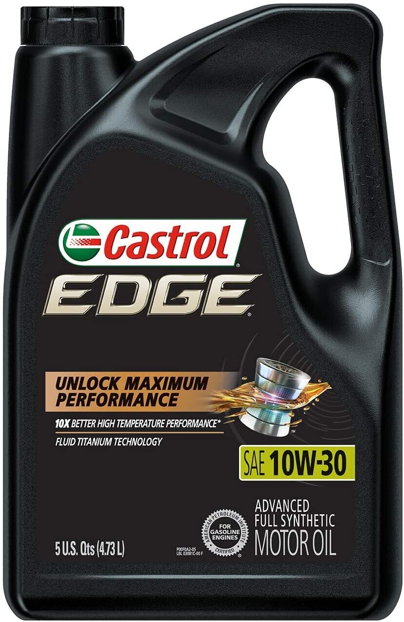 Castrol EDGE® 10W-30 Full Synthetic Motor Oil 5 Quart