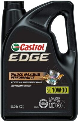 Castrol EDGE® 10W-30 Full Synthetic Motor Oil 5 Quart