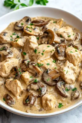 Tuesday, September 15th  - Chicken and Mushroom Stroganoff