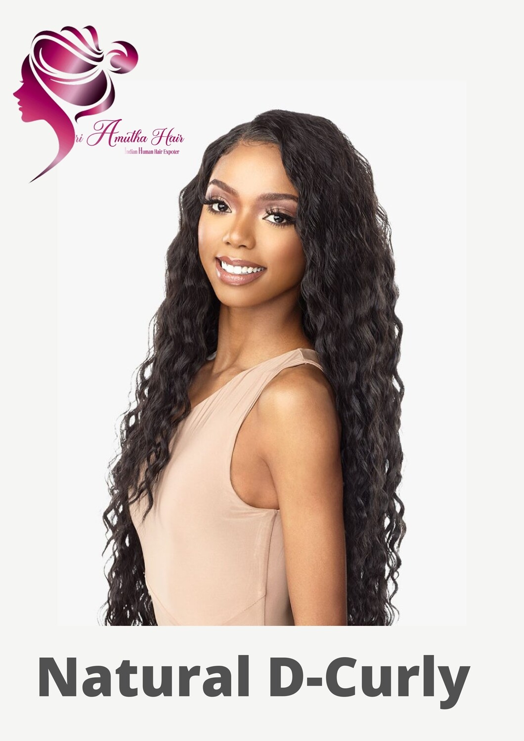 Indian Deep curly Machine weft