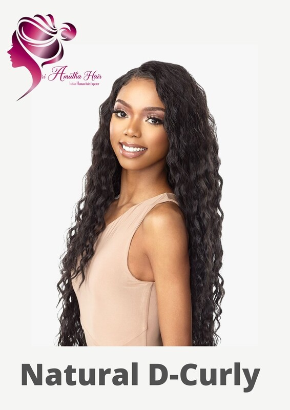 Indian Deep curly Machine weft