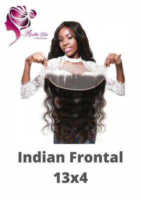 Indian Handmade Frontal wavy (13x4 , 13x6 ) HD lace