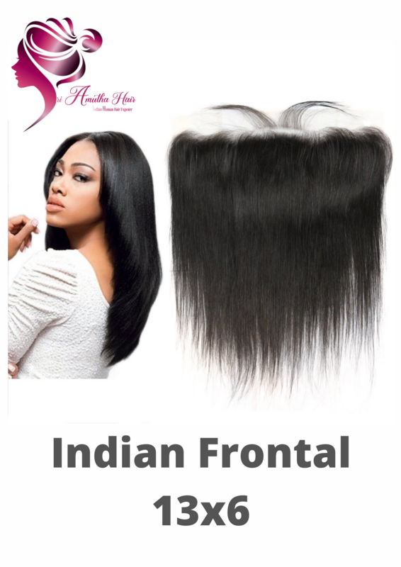 Indian Handmade Frontal Straight ( 13X4 , 13X6 )