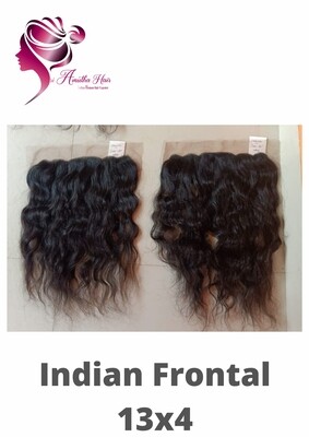 Indian Handmade Frontal wavy (13x4 , 13x6 ) HD lace