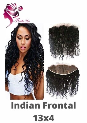 Indian Handmade Frontal Curly ( 13x4 ,13x6 ) HD lace