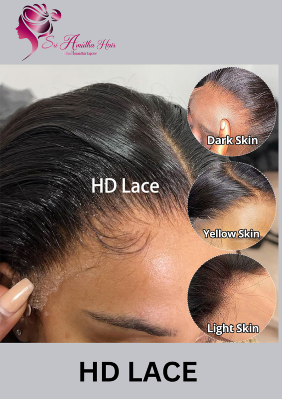 Indian Handmade Frontal Straight ( 13X4 , 13X6 ) HD Lace