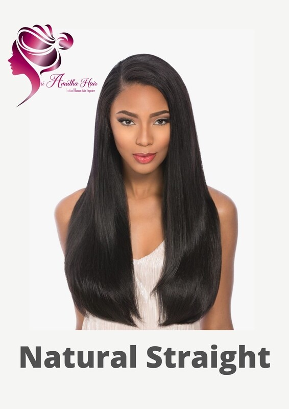 Indian straight Machine weft
